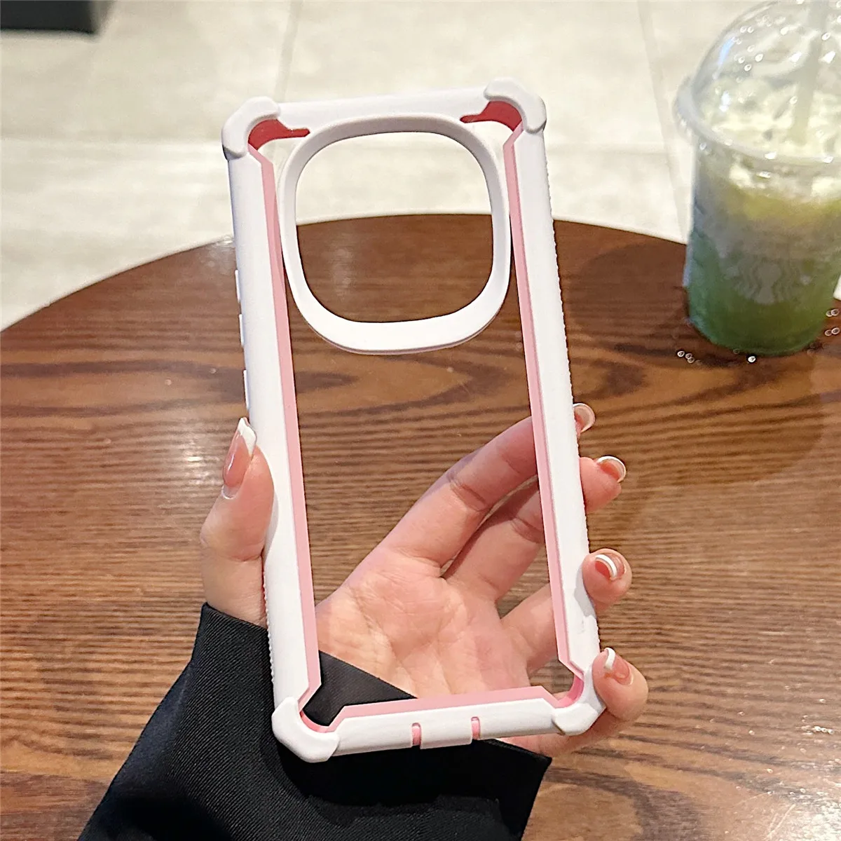 Luxuriöse transparente stoßfeste Hülle für Xiaomi Redmi Note 14 Pro Plus 14C Robuste Dual Layer Armor Bumper Case für Redmi Note 13