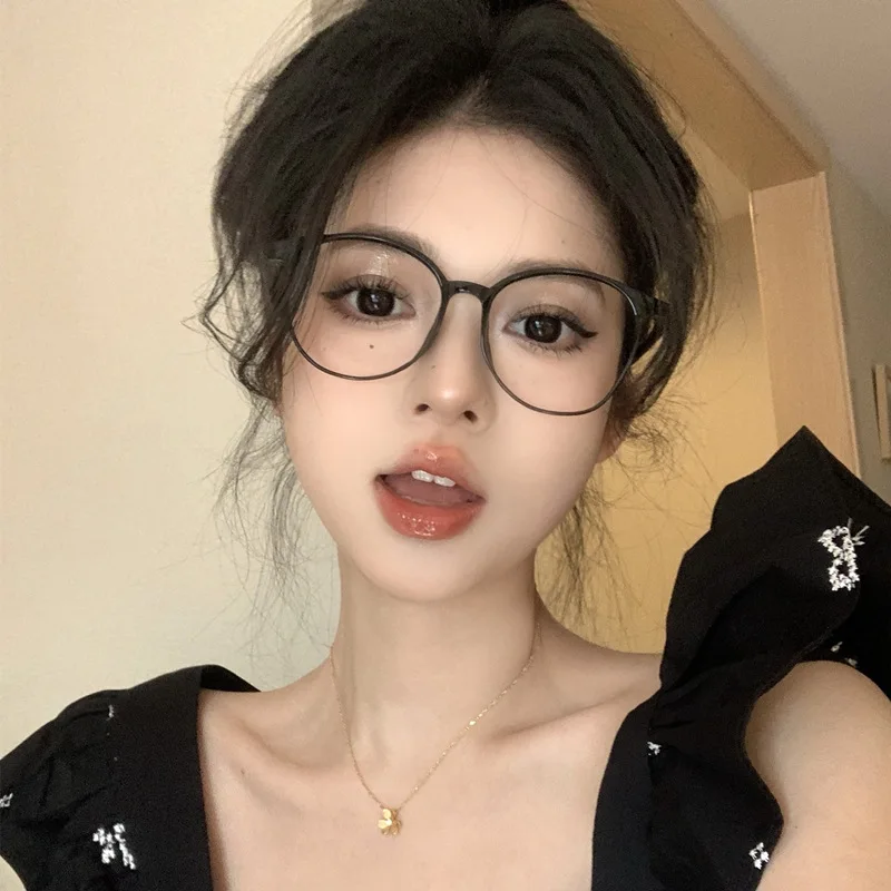 Vintage Trendy Ladies Myopia Glasses Luxury Anti Blue Light Near Sight Eyeglasses Finished Prescription Minus Eyewear Diopter