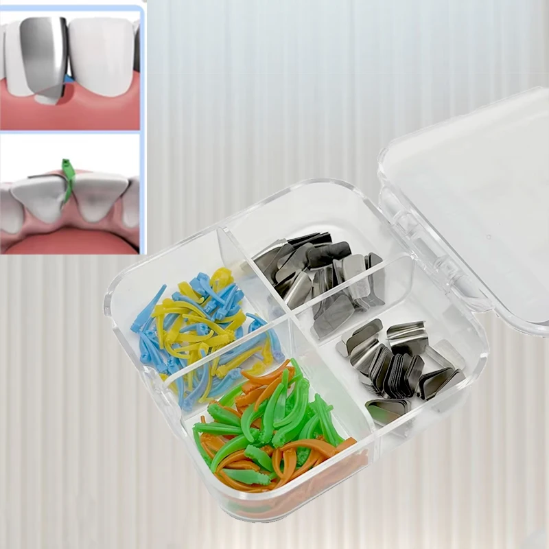 

200 шт., стоматологические клинья, передняя матричная система, клиновые матричные ленты, межзубные клинья, принадлежности для стоматолога, оральные материалы