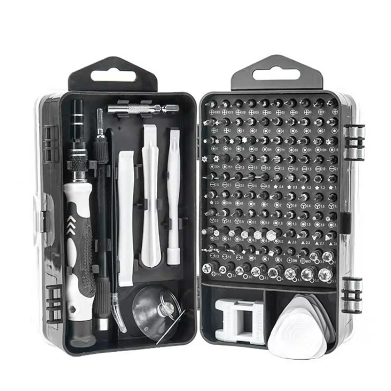 115 in One Screwdriver Set Clocks Mobile Phones Disassembly Repair Hardware Tools Multi-function Combination Wholesale