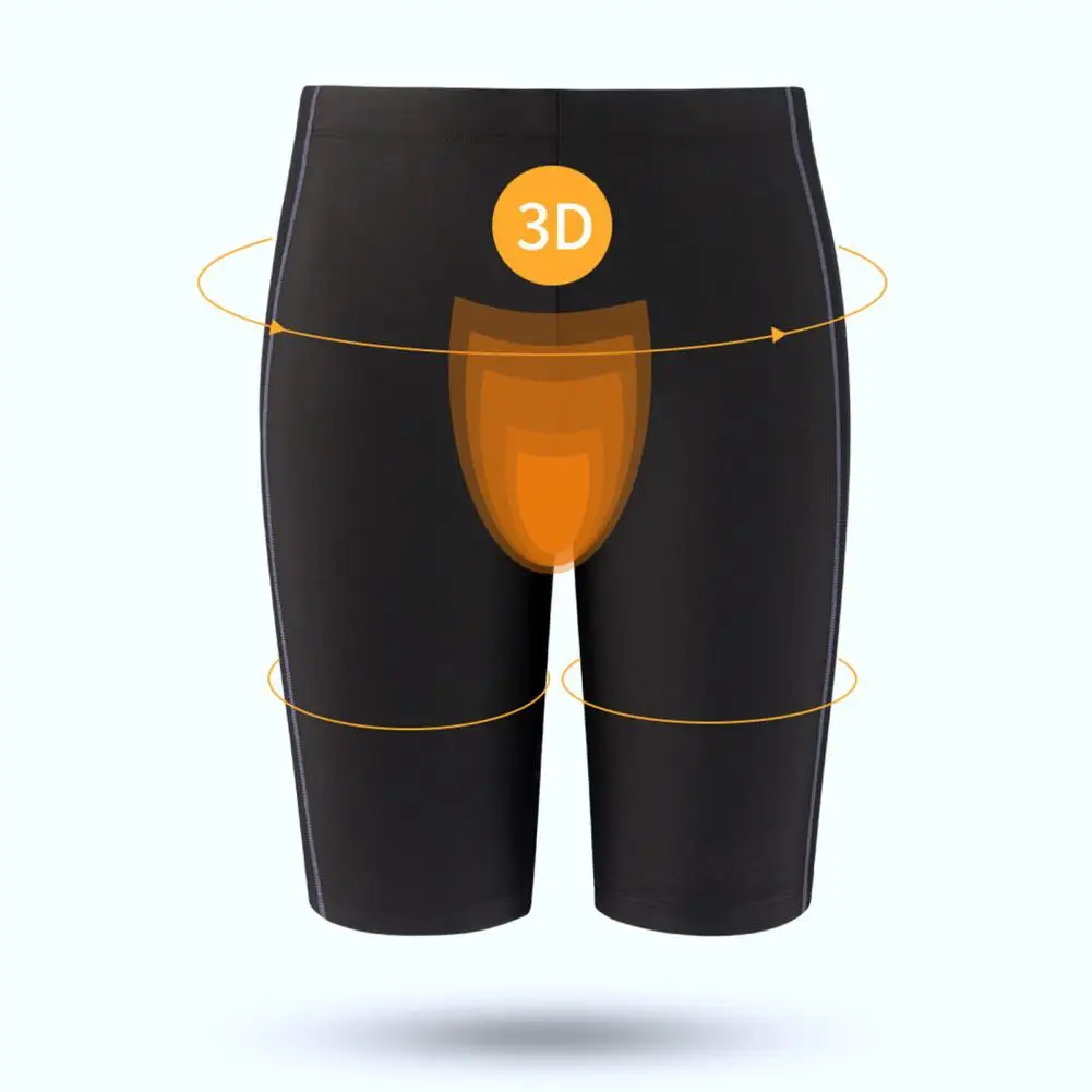 Breathable Swim Shorts High Waist Letter Print Men's Swim Shorts for Sports Surfing Beach Swimming Quick Drying Tight Trunks