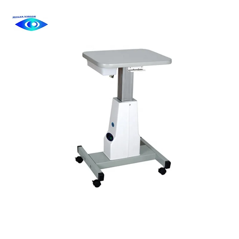 

Стол и стул для офтальмологического блока LY-3A Оптический моторизованный офтальмологический стол Регулируемая высота Оптический электрический стол