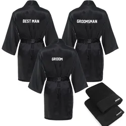 Groom to be Best Man Groomsman Proposal Gift robe towel Wedding engagement bachelor party bridal shower decoration present