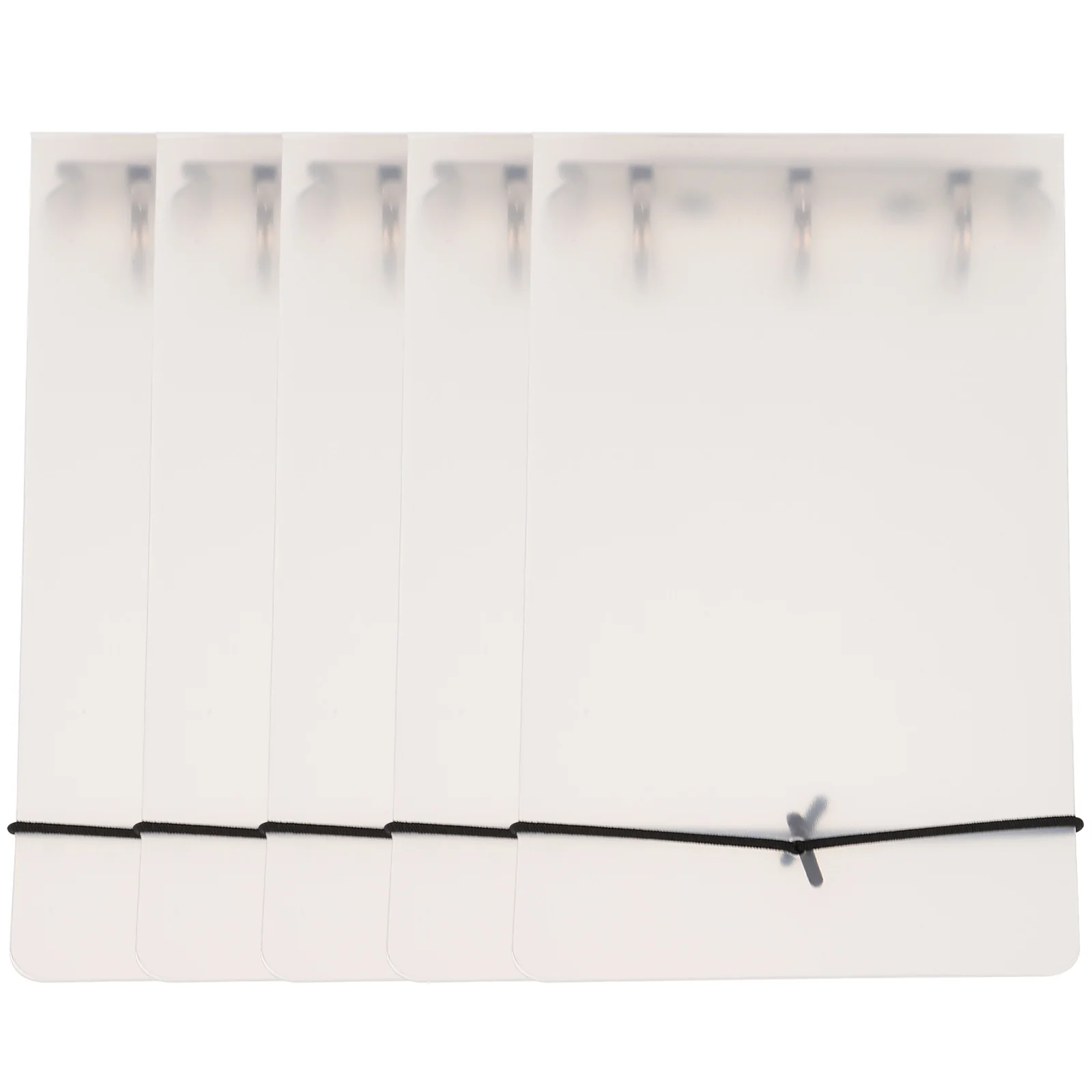 

5Pcs Clear Plastic Binder Shell Office File Folder Document Organizer 3 Holes Notebook Cover Binder Shell