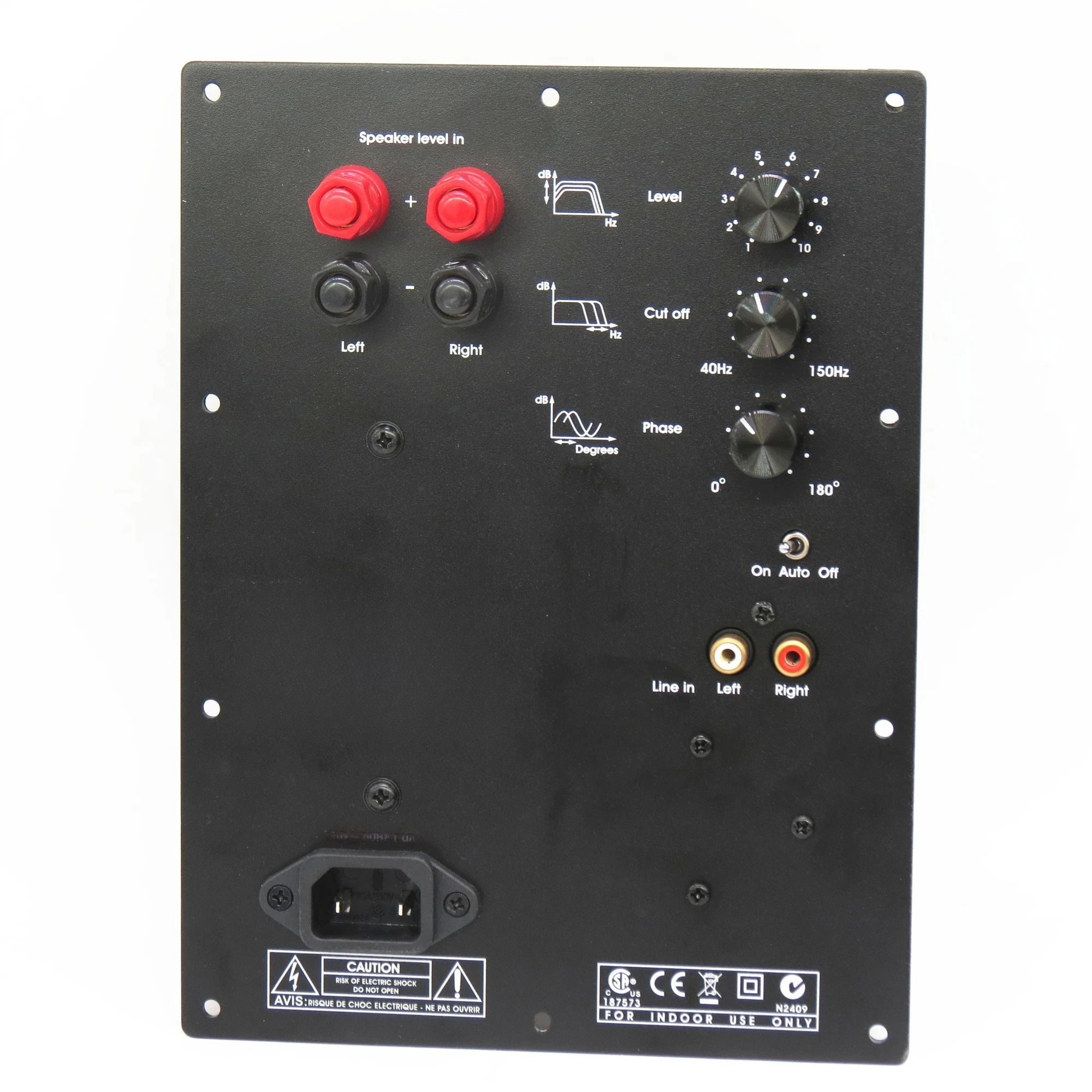 Placa Amplificadora de Áudio para Subwoofer 1.0, Placa Amplificadora de Subwoofer de 100W A400 Sub200