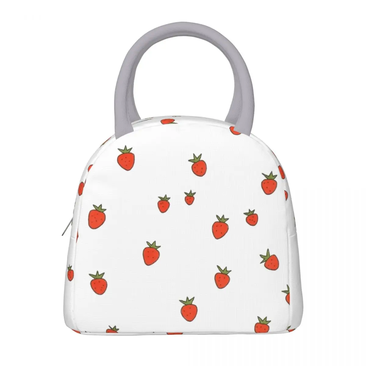 Strawberry Field Product Insulated Lunch Tote Bag For School Storage Food Boxes Portable Thermal Cooler Lunch Boxes