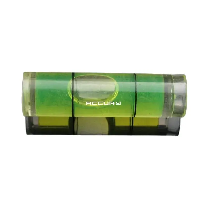 20pcs 9.5*34mm Cylindrical Bubble level spirit level vial Acrylic levels for Frame or Hanging wall TV