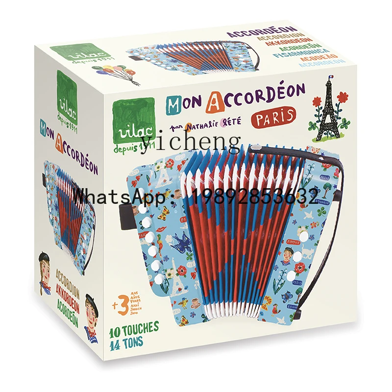 WJ  Children's Accordion Music Enlightenment  Instrument Entry Toy Boys Girls Gift 3 Years Old