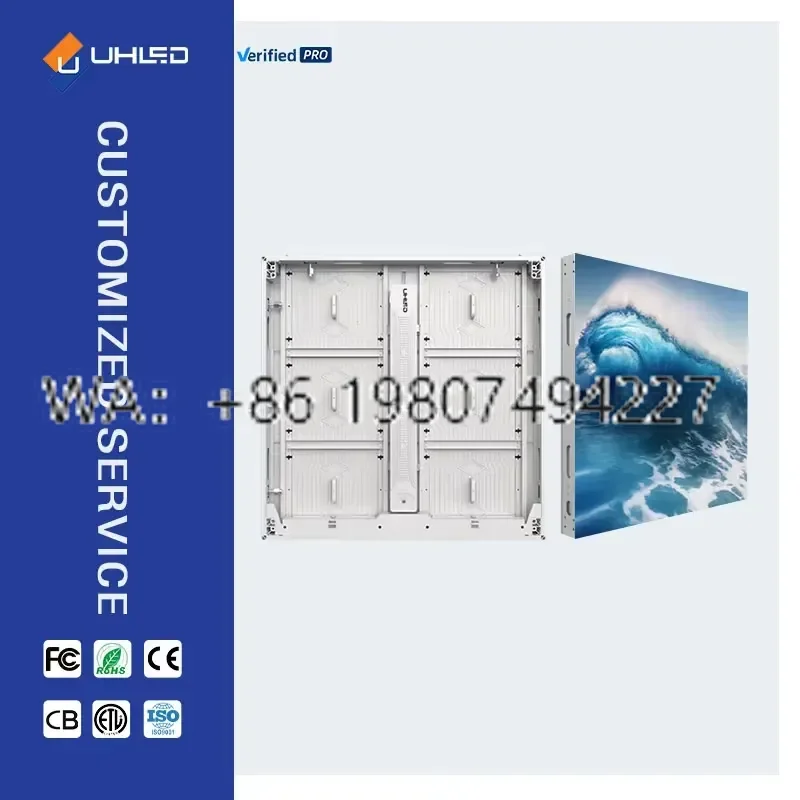 Outdoor Full Color LED Display Screen P6.67mm IP66 Waterproof for Elevator Retail Store Advertising 5 Year Warranty