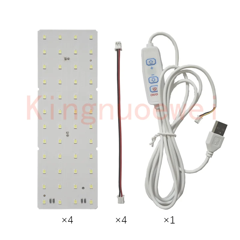 Kit de placa de retroiluminação led lithophane, moldura de foto regulável, fonte de alimentação usb adequada para placa de alívio de bambu, compatível com kc010