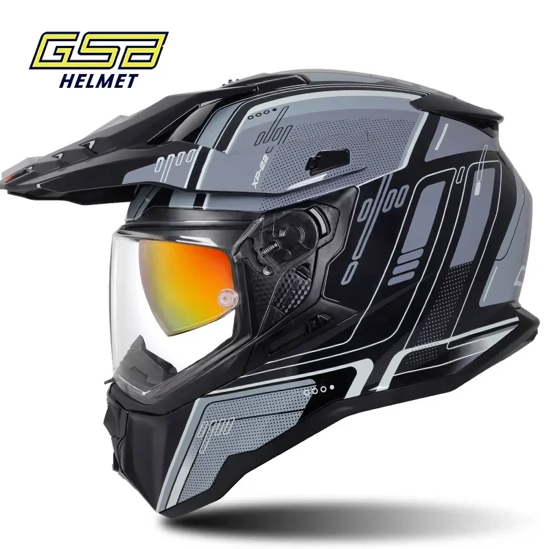 Gsb Motocross Helmet Men Full Face Moto Helm xp-22 Motorcycle