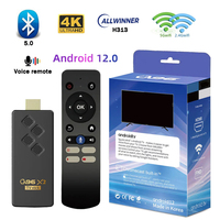 TV Box Android 12 Q96 X2 ATV H313 Quad Core HD 4K voice remote Smart TV Stick 2GB16GB 4G 5G Dual Wifi BT5.0 HD Player PK G96 Y10