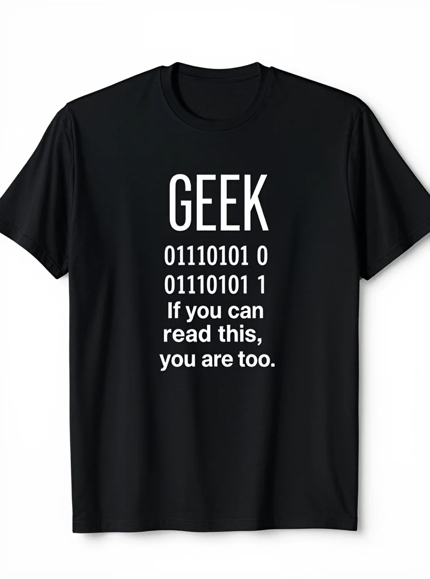 تي شيرت مضحك بالرمز الثنائي - مبرمج "إذا يمكنك قراءة هذا" تي شيرت صيفي كاجوال من القطن