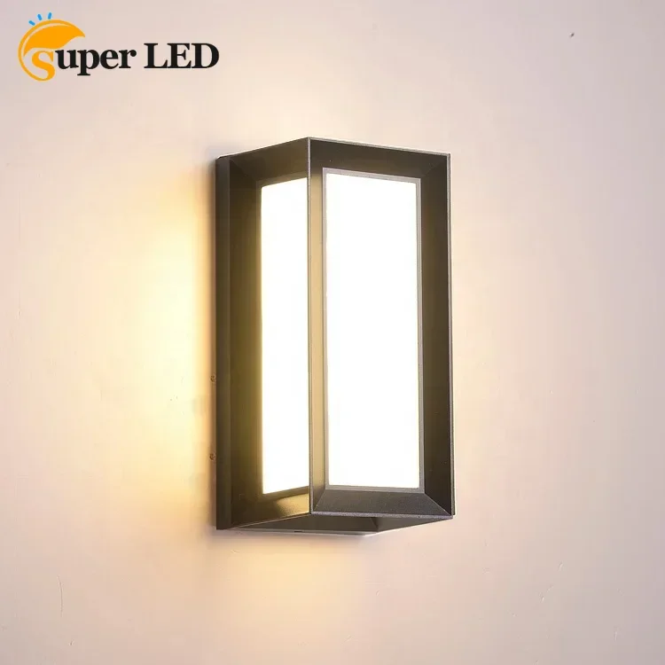 Modern Led Outdoor Wall Light Corridor Wall Hanging Light Waterproof Moisture-proof Wall Light Outdoor Porch Balcony Garden Lamp