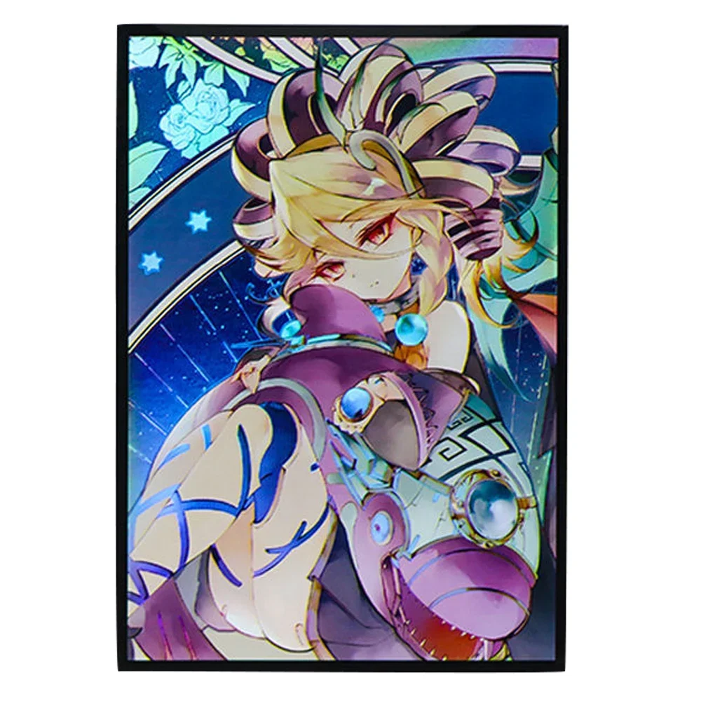 50PCS 63*90mm Anime Trading Cards Sleeves Japanese Size  Printing Perfect Fit YGO/Kpop Cards Card Protector Best Gift