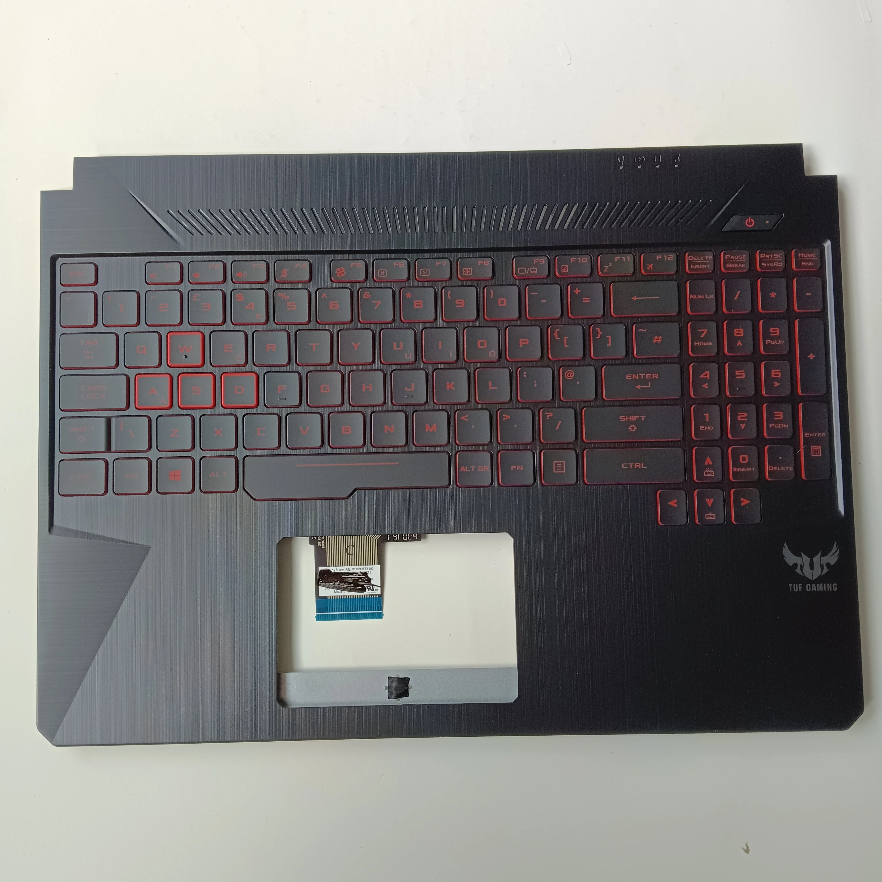 For ASUS TUF Gaming FX95G FX95D FX505 FX505D/DY/GD/GE TUF505DT FX86G FX86F FR French UK AR Arabic with C shell backlit keyboard