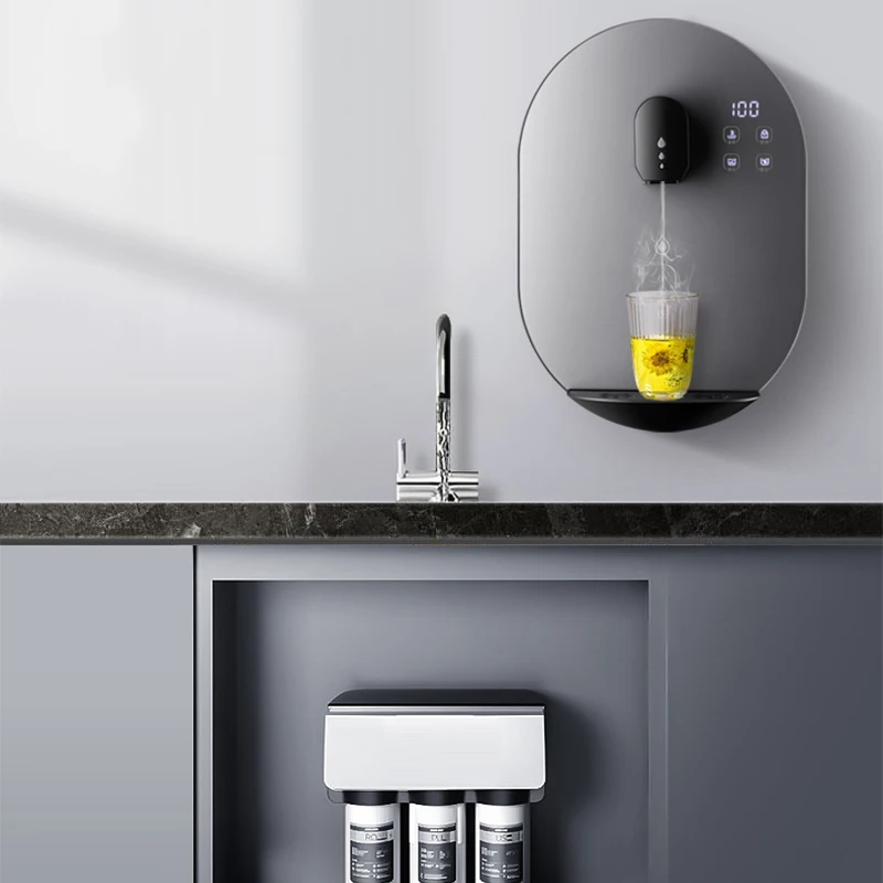 벽걸이형 순간 난방 소형 온수 냉온수 타입 5 단 온도조절기, 가정용 디펜서