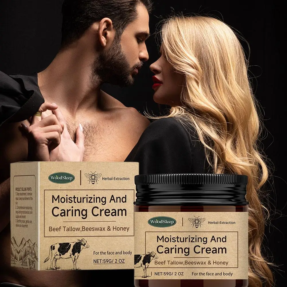 

Tallow Moisturizing Cream Face Body Moisturizer Reduce Nourishing Deep Anti Aging Cream Elasticity Skin Increase Wrinkle Fi G9X9