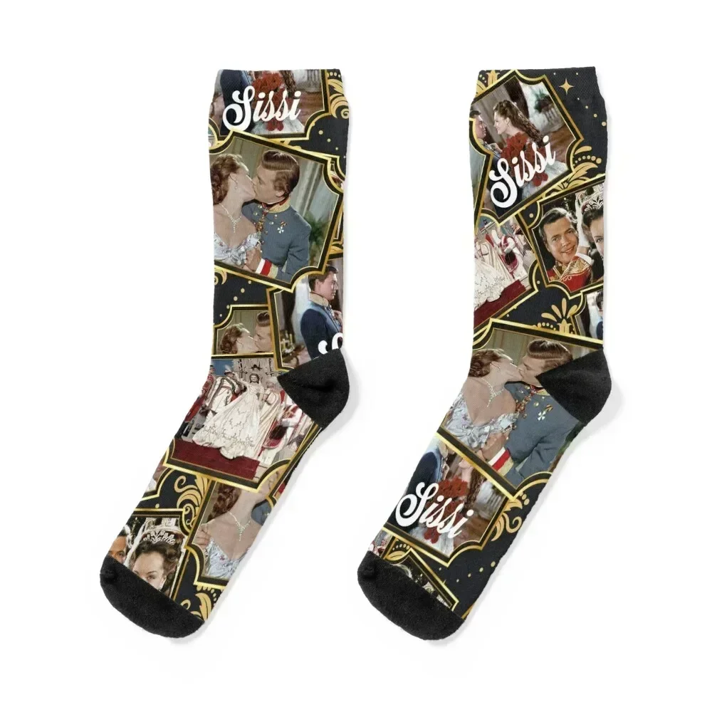Sissi, Romy Schneider, film, 50s Socks anti slip football gift loose christmass gift Socks Woman Men's