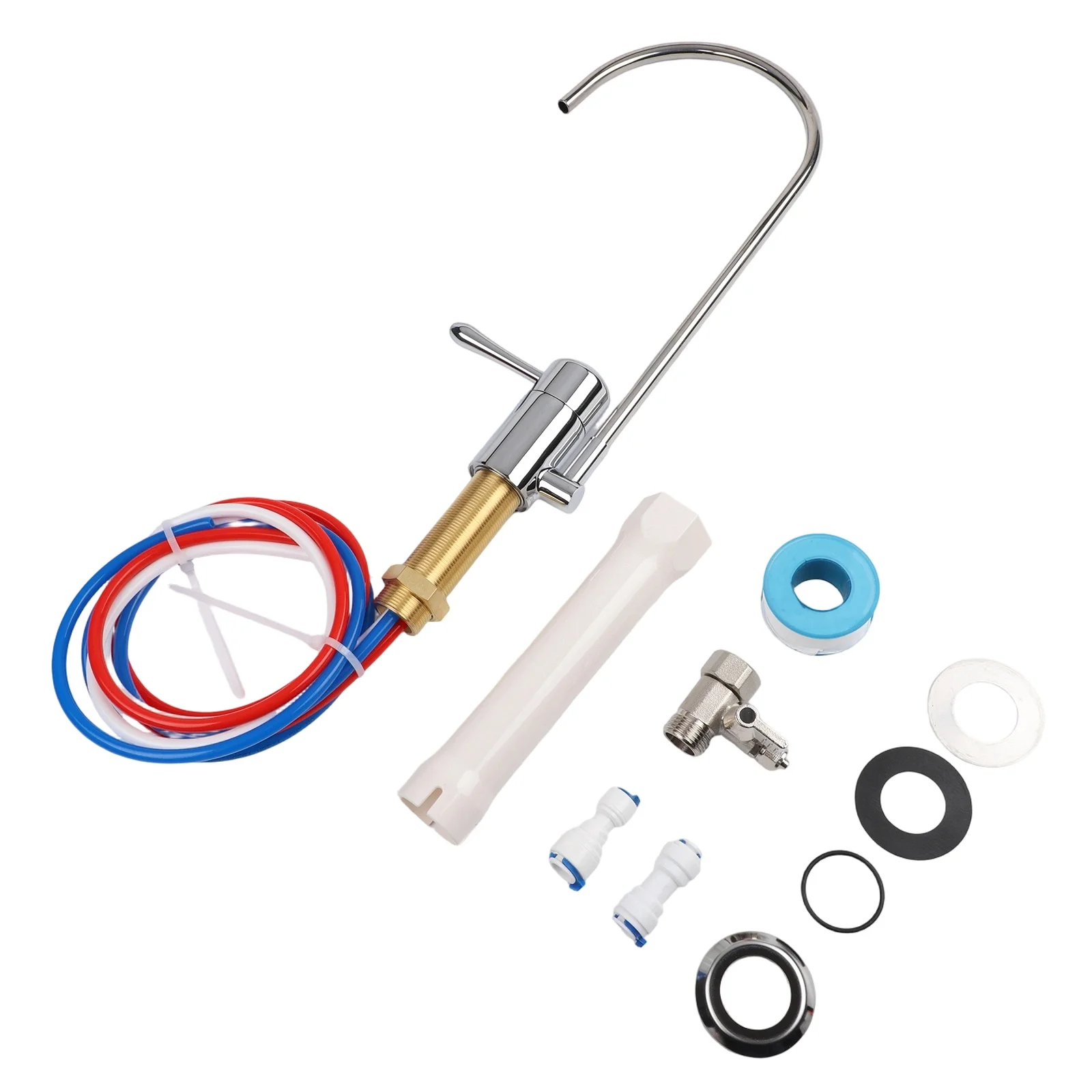 Stainless Steel One Way Tap with 360 Swivel Functionality for eSpring Filter Systems and Related  Stainless Steel