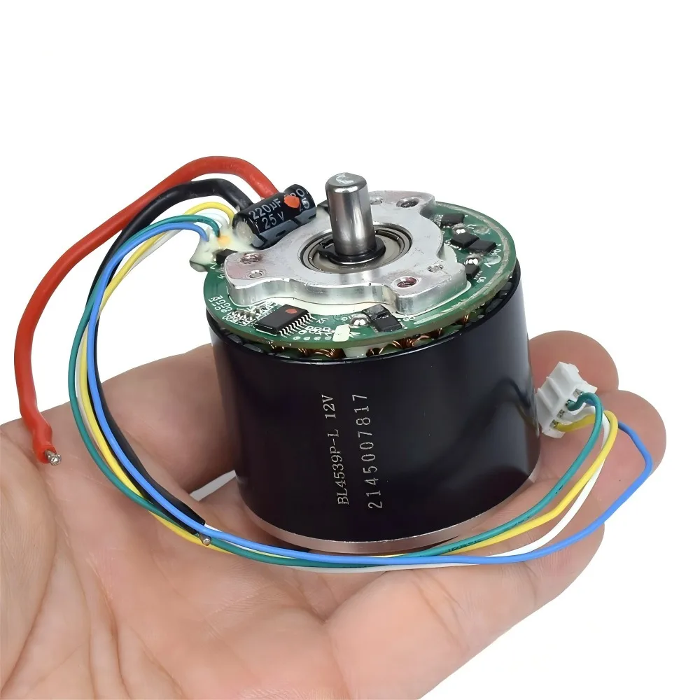 DC12V Brushless Motor with Neodymium-iron-boron Strong Magnet Large Torque with 6mm Shaft Diameter 2440 RPM Brushless Motor