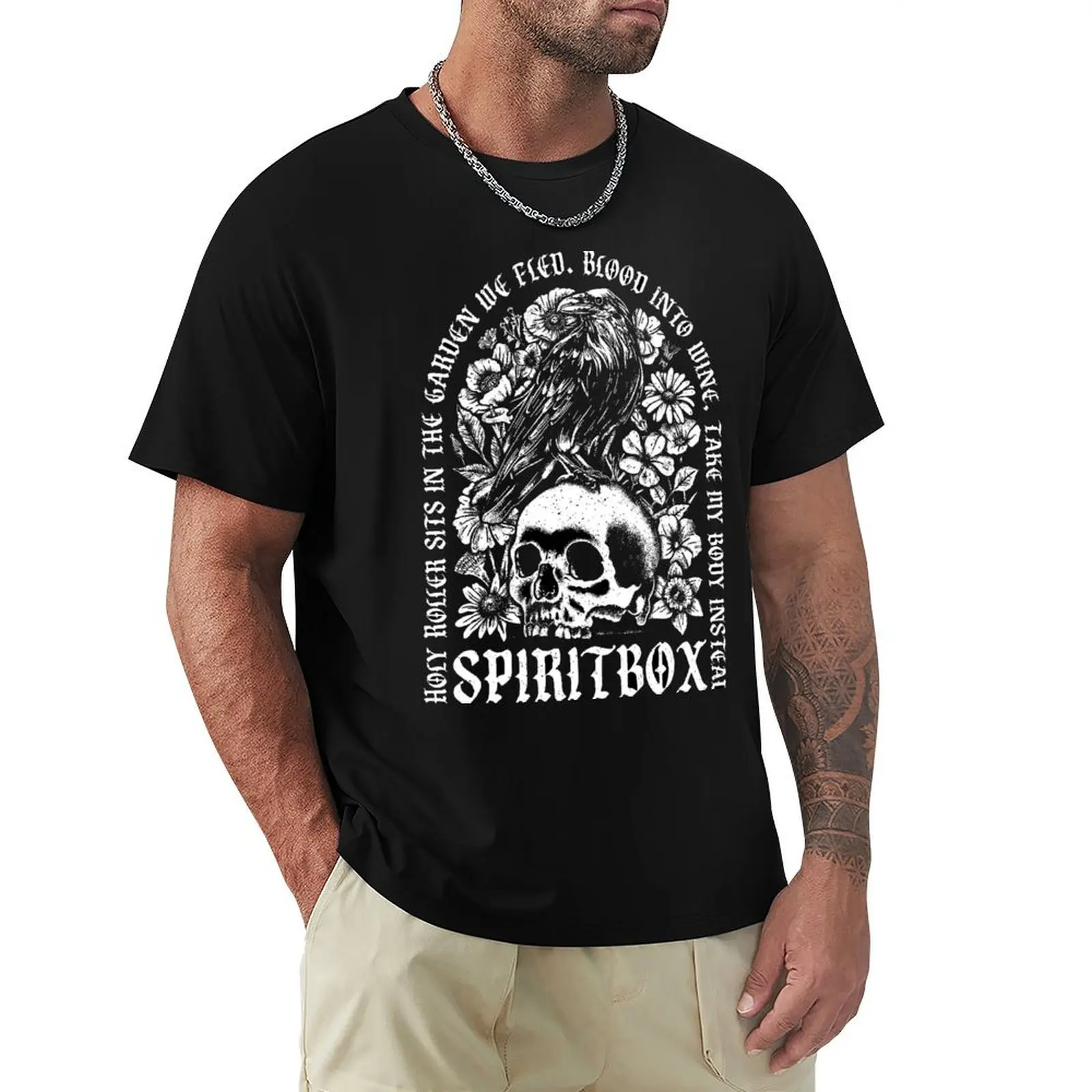 

best of spiritbox logo T-Shirt graphic tee shirt sports fans oversized essential t shirt men clothings