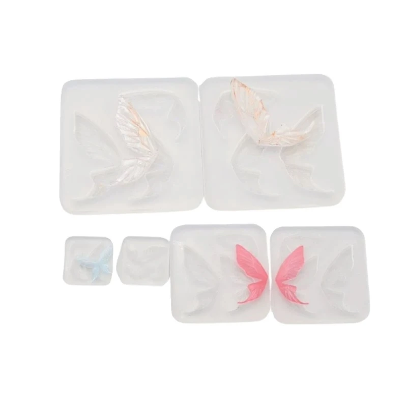 

Butterfly Ear Silicone Mold for Resin Jewelry Handmde Wing Pendant Mould Clay Accessories DIY Mold Tools Birthday