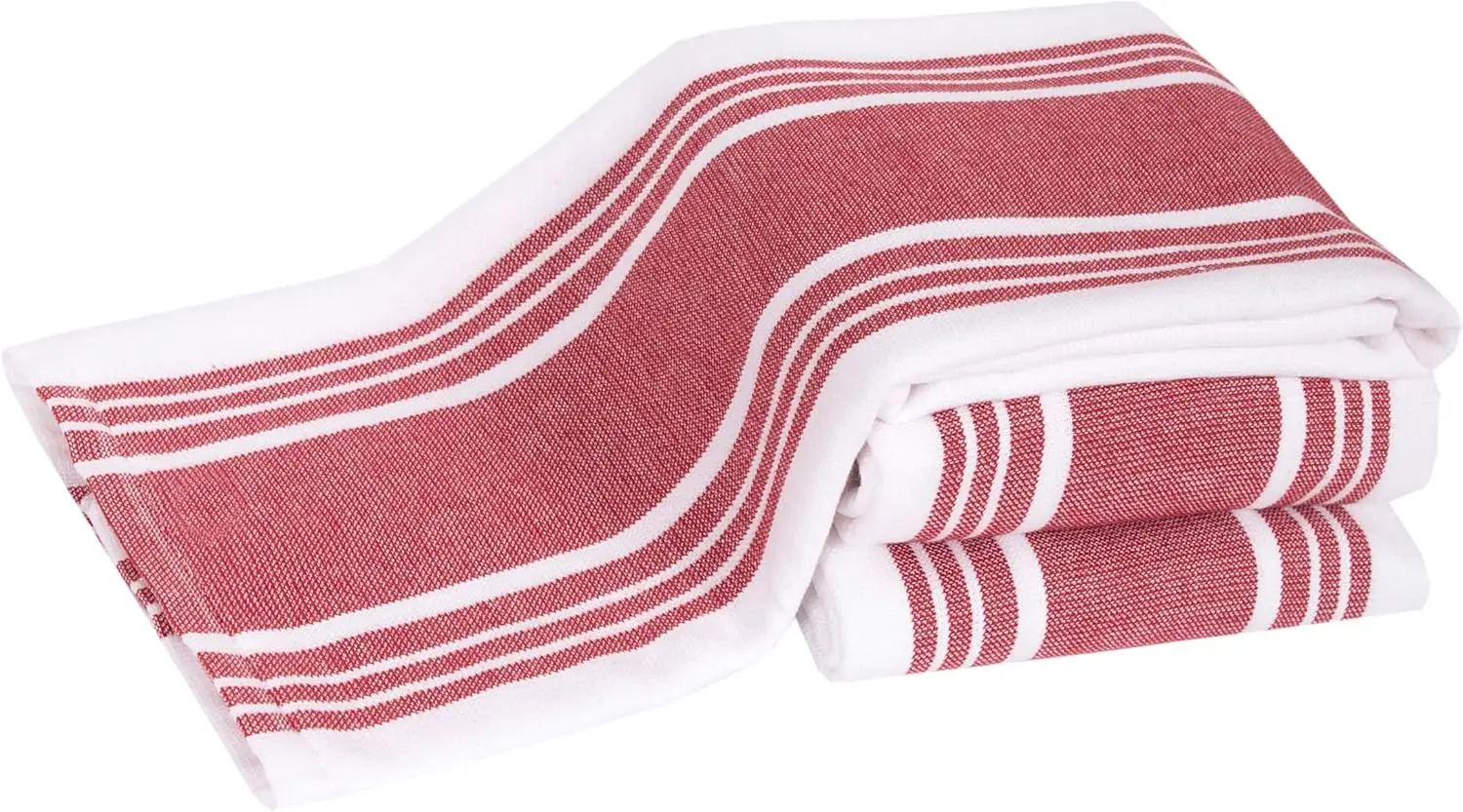 

Dual-Purpose Kitchen Towels: Highly Absorbent - 100% Cotton, 17"x30" Dish Towels for Cleaning & Drying Dishes & Glasswa
