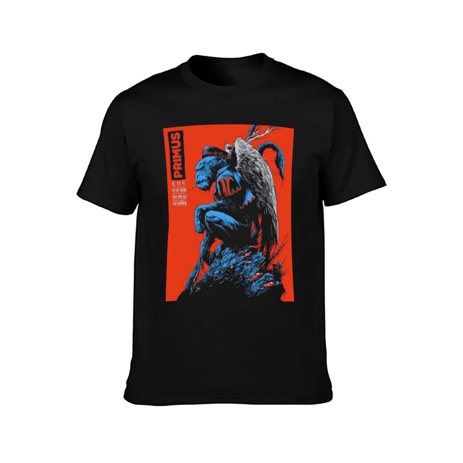 primus T-Shirt Minimalist Plain Crew Neck T-Shirt