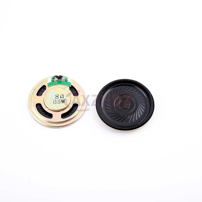 5PCS 0.5W 8R 8Ω Speaker Horn 8 Ohm 0.5 Watt Diameter 4CM 5CM Toy Audio Amplifier Accessories Diy kit 20/23/28/30/36/40/50mm