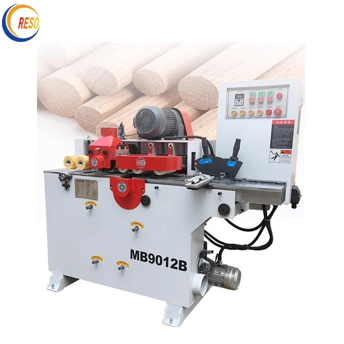 Automatic solid wood round bar stick rod molding making machine to make wooden sticks