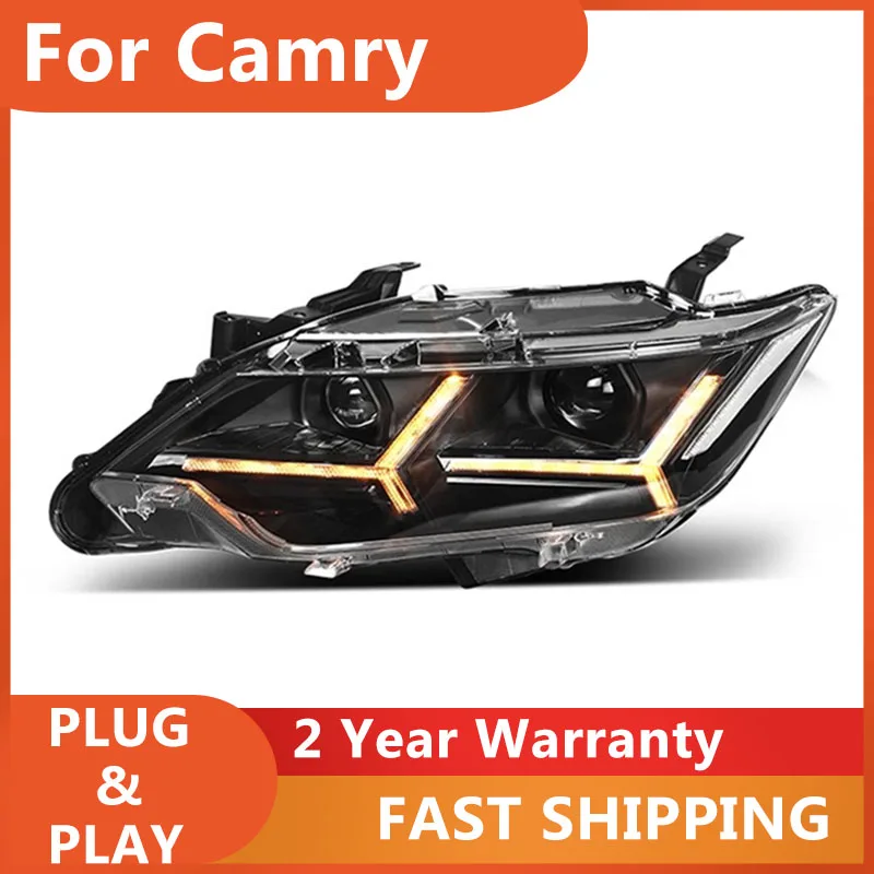 

KOWELL Car Styling for Toyota Camry V55 Headlight 2015 2016 New Camry Head Lights DRL Turn Signal Low High Beam Projector Lens