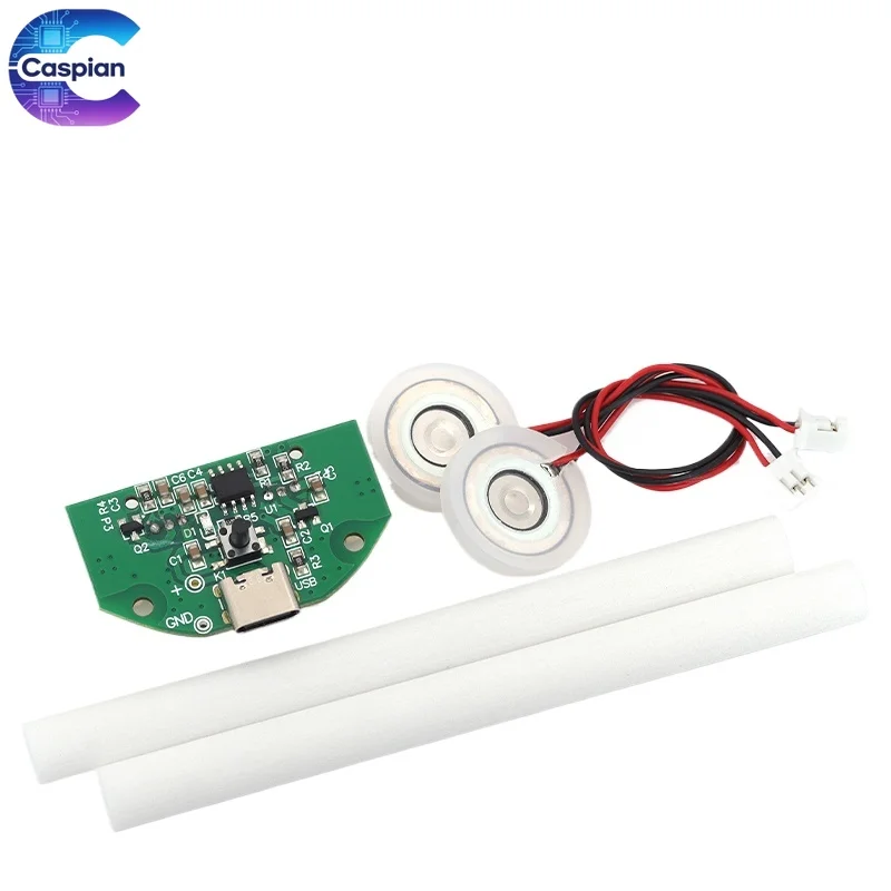 Ultraschall-Zerstäubungs-Treiberplatine, Dual-Spray USB-Luftbefeuchter-Schaltungsmodul, DIY-Inkubator-Experimentierausrüstung