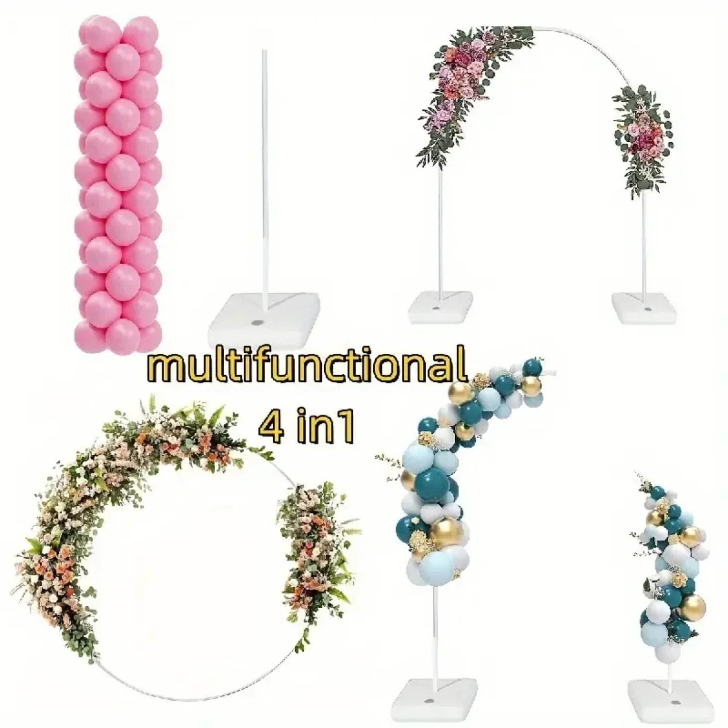 Beautiful, Elegant Circular Balloon Arch Set - Perfect Addition to Spring Festival Theme Decoration - Stunning Choice for Weddin