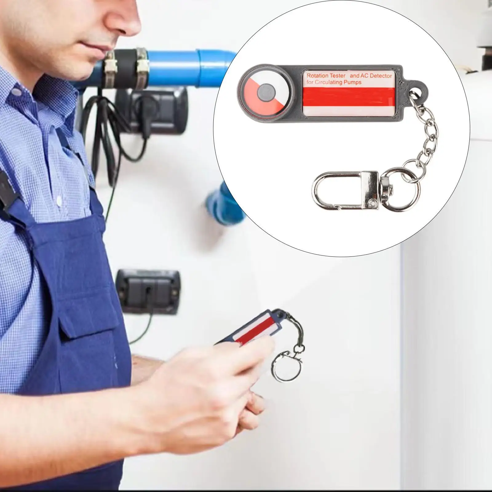 Solenoid Tester Portable Solenoid Magnet Tool Solenoid Valve Detection Key to Detects AC Fields Stable Solenoid Valve Check Tool