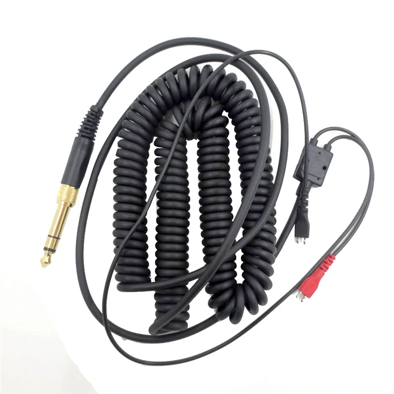 สายหูฟังสําหรับ Sennheiser HD25 HD560 HD540 HD430 HD250 หูฟังอะแดปเตอร์เปลี่ยน Spring COIL หูฟัง