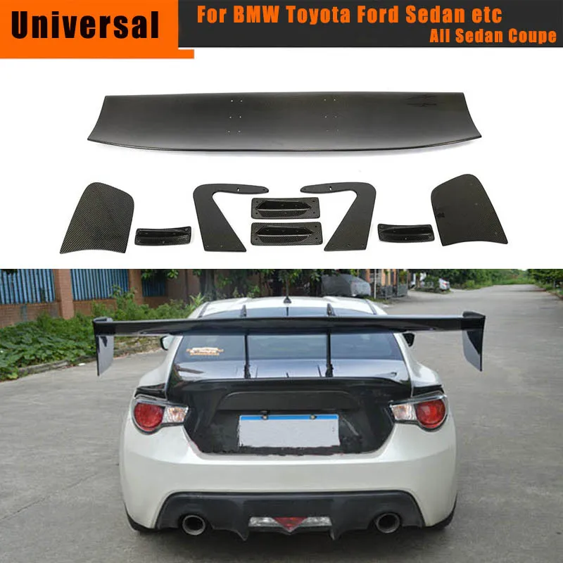 Universal Big GT Wing Spoiler For Toyota Gt 86 Gt86 Subaru Brz Rear Spoiler Track Carbon Fiber / FRP