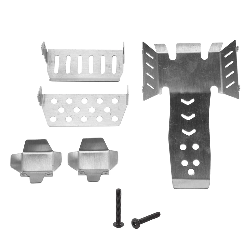 Stainless Steel Chassis Armor Axle Protector Skid Plate For Vanquish VS4-10 Phoenix VS410 RC Crawler Car Upgrade Parts