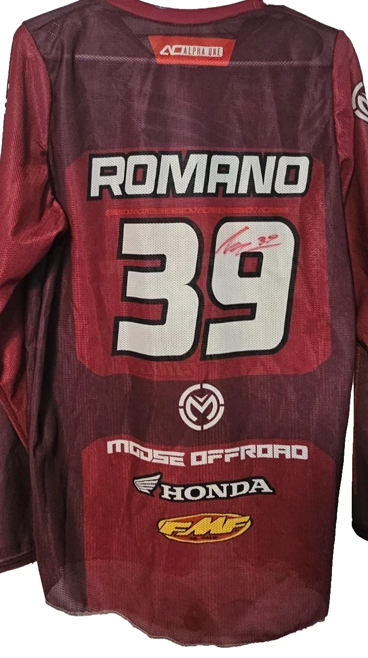 

2026 New Honda Nick Romano NO.39 Off-road Motorcycle Riding Suit Breathable Quick Drying Long Sleeved T-shirt