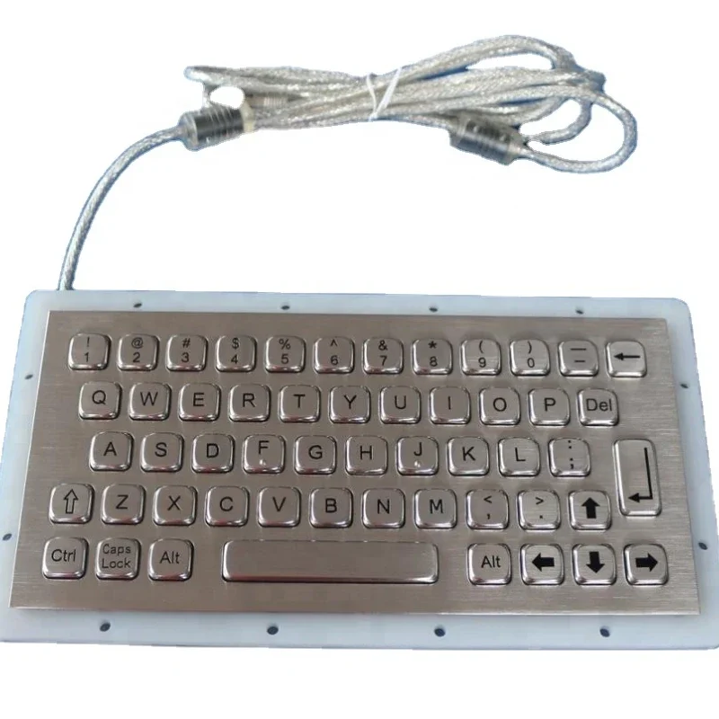 stainless steel mini usb economic mechanical waterproof keyboard