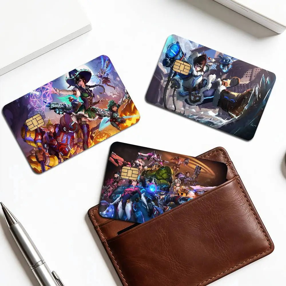 Pop Game O-Overwatch Anime Young Creidt Card Debit Card Sticker Film Case Front Tape for Small Big Chip No Chip