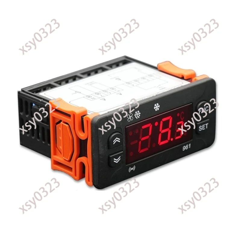 Dual Sensor Digital Thermostat, Refrigeration Defrost Fan Controller for Cold Storage Fridge