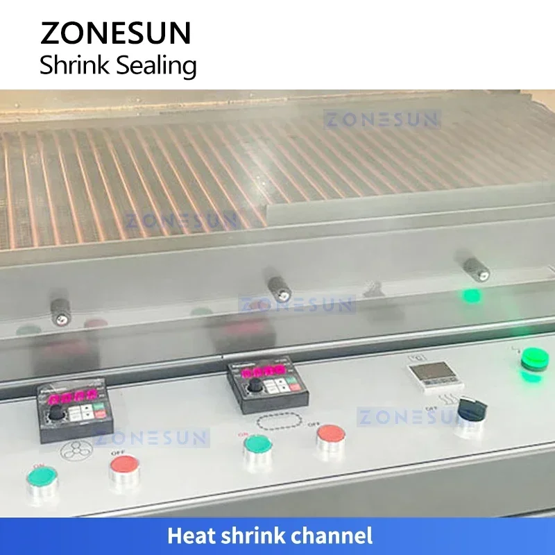 Zonesun ZS-FM400 آلة تغليف الانكماش الحراري عالية السرعة معدات تغليف الكرتون