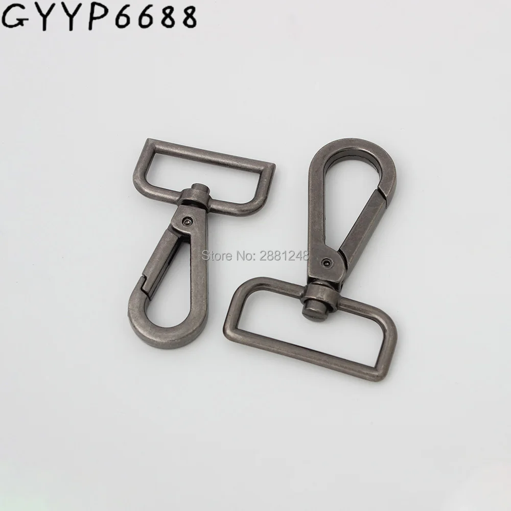 10-30-100pcs 20 25 32 39mm new old silver trigger snap hook hand bag gold swivel clasp hooks hardware accessory DIY High quality