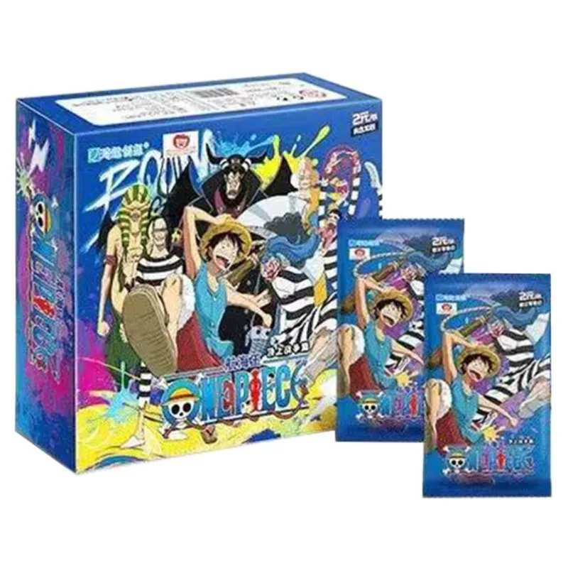 One Piece Collections Rare Cards Box Booster Pack Anime Luffy Zoro Nami Chopper TCG Game Collectibles Card Child Birthday Gift