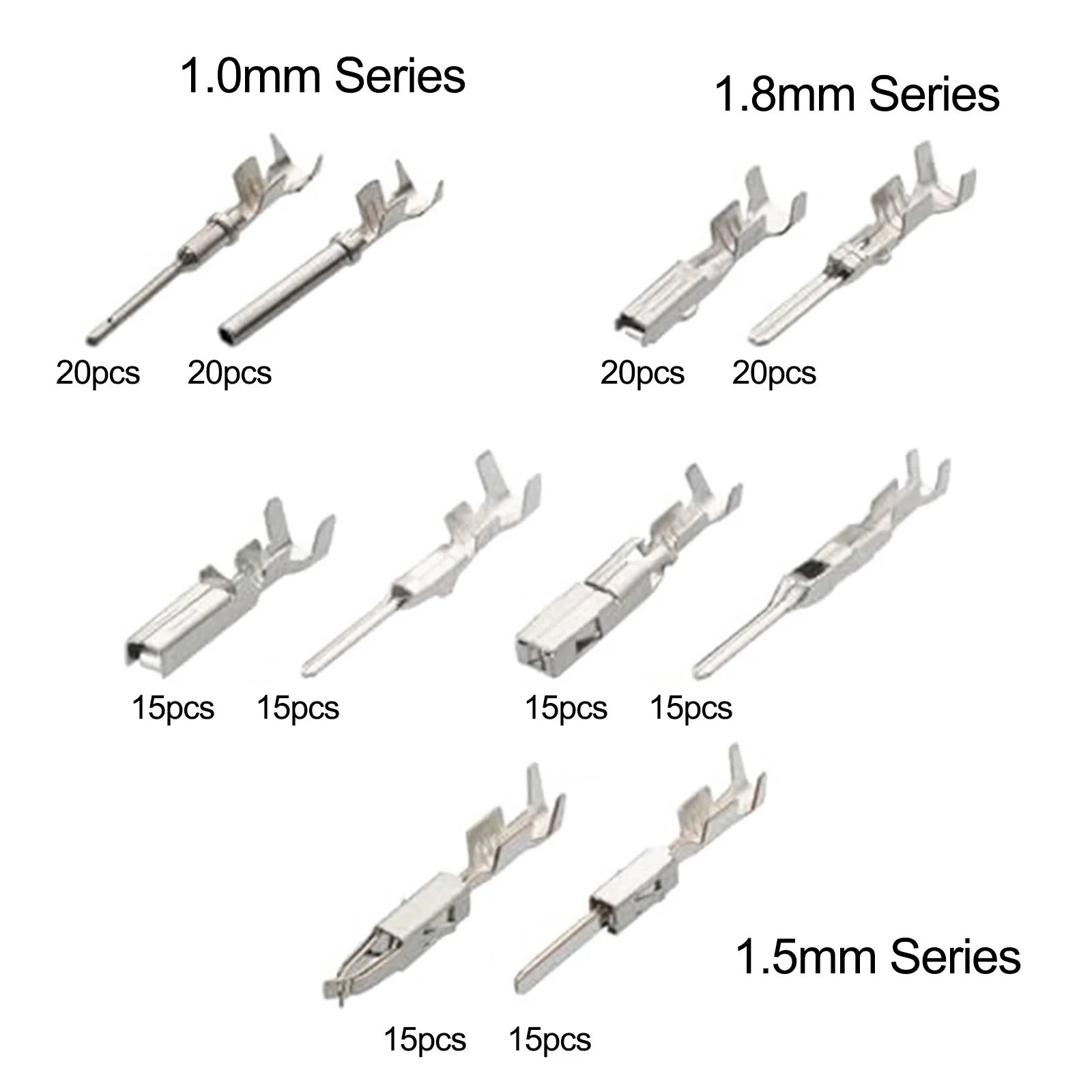Terminal Pins Wire Harness Connector Kit CAR Electrical Connector Kit Easy Installation Male Female Pcs Reliable