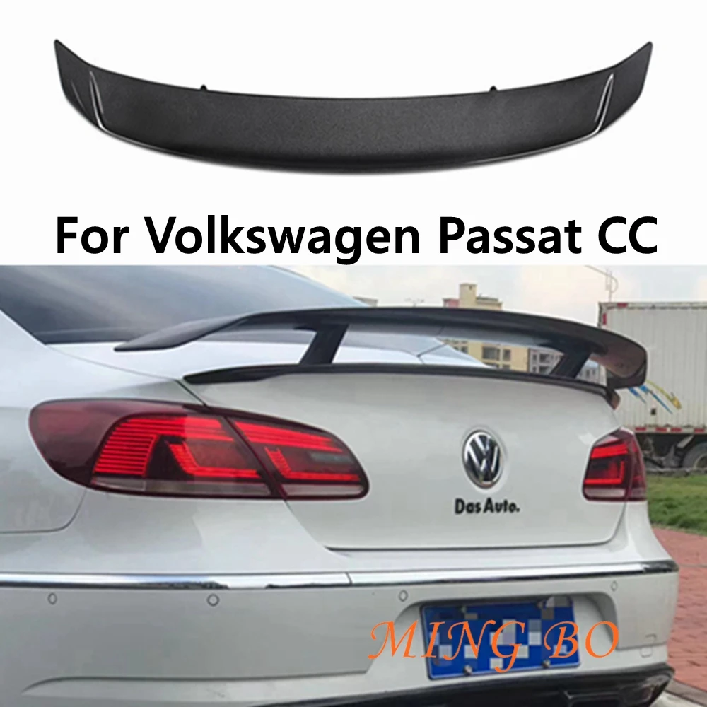 For Volkswagen Passat CC 2009 2010 2011 2012 2014 2015 2016 2017 2018 Carbon Fiber FRP Forged carbon Rear Spoiler Trunk Wing