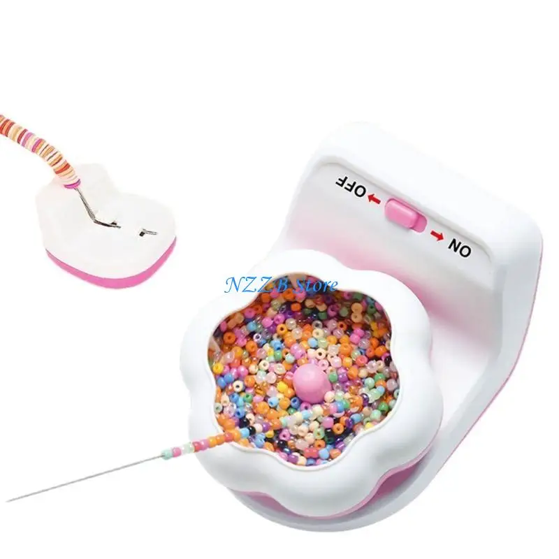 

T21F Professional Beading Tool Electric Bead Spinner Versatile Bead Stringing Machine