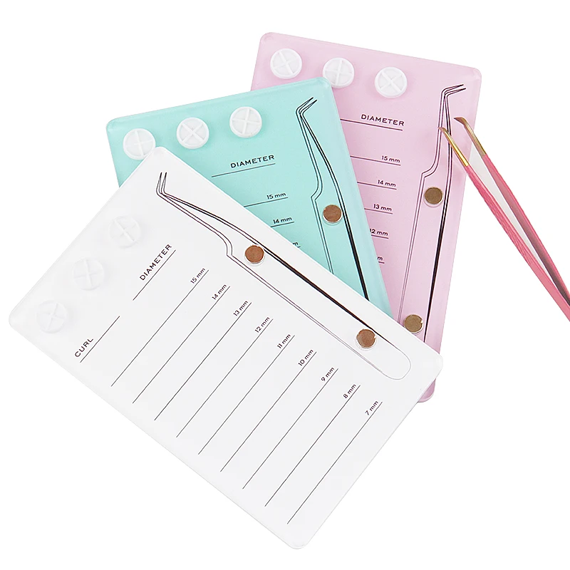 1 stücke Magnetische Wimpern Saug Platte Halter Palette Kleber Palette Wimpern Acryl Bord Pfropfen Falsche Wimpern Werkzeug Make-Up Zubehör