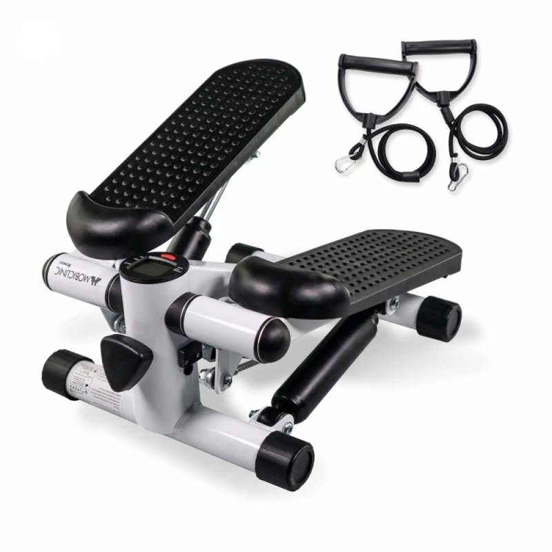 

LCD Screen Steel In-Situ Stair Stepper Professional Fitness Vertical Mobiclinic Machine Stepper With Elastic Bands